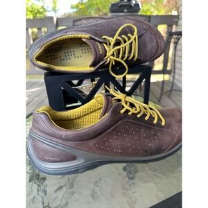 ECCO Biom Brown Leather‎ Walking Shoes Sneakers Men's US 8 - EU 41 Comfort